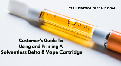Customer’s Guide To Using and Priming A Solventless Delta 8 Vape Cartridge