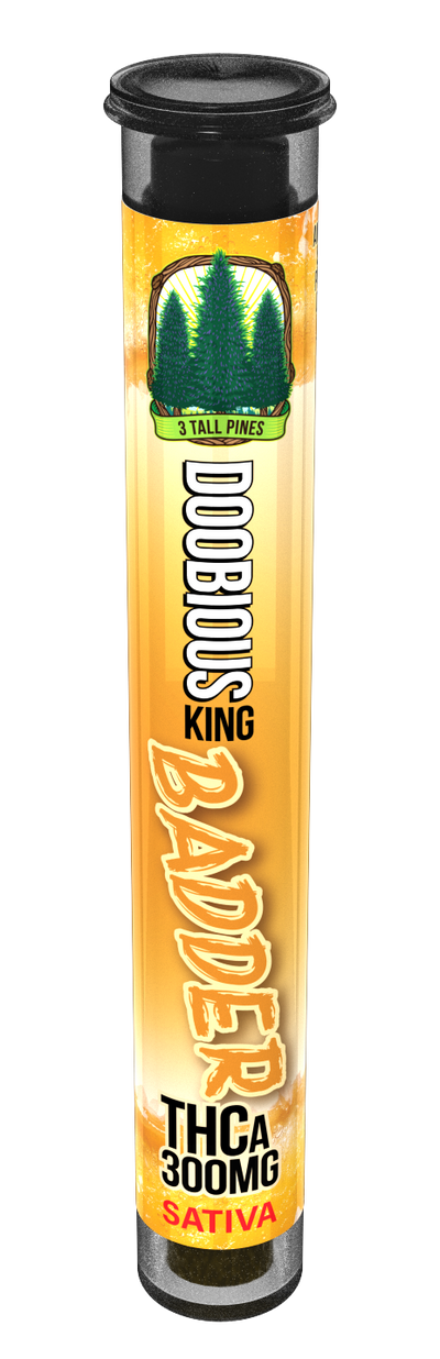 THCA Pre Roll - Doobious King Badder - 300mg