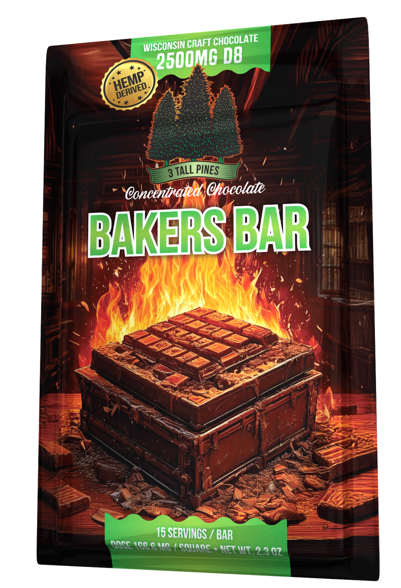 Bakers Bar - Delta 8 Chocolate Bar