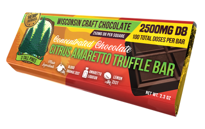Citrus Amaretto - Delta 8 Chocolate Bar