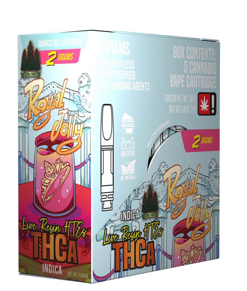 THCa Vape Cartridge - Royal Jelly - Moonrock 2g (Indica)