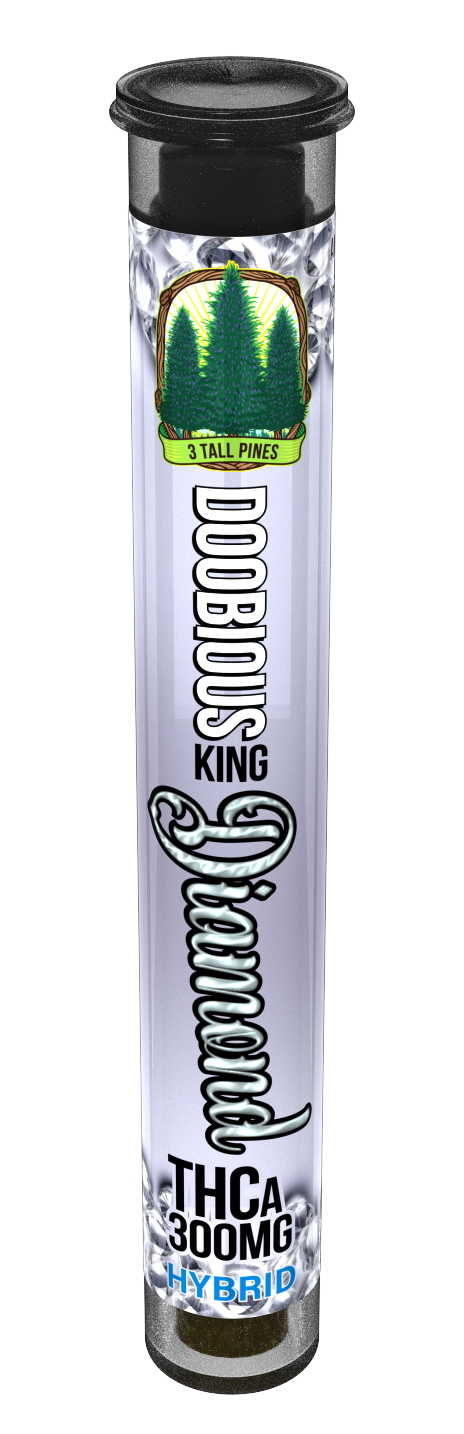 THCA Pre Roll - Doobious King Diamond - 300mg