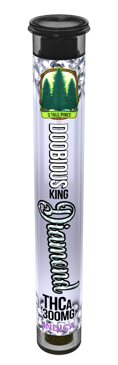 THCA Pre Roll - Doobious King Diamond - 300mg