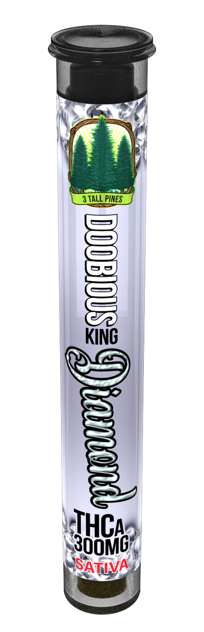 THCA Pre Roll - Doobious King Diamond - 300mg