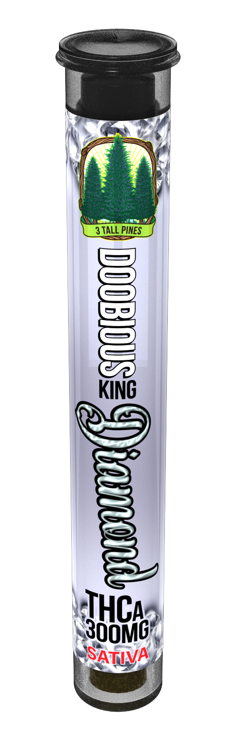 THCA Pre Roll - Doobious King Diamond - 300mg