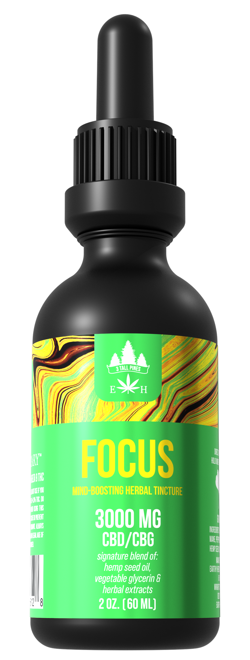 Focus Tincture - CBD/CBG (3000mg)