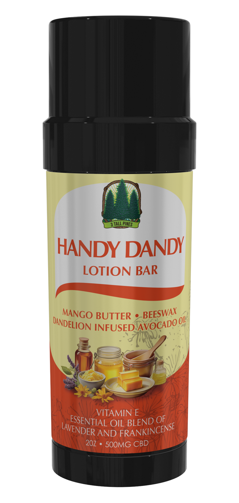 Handy Dandy CBD Lotion Bar 500mg