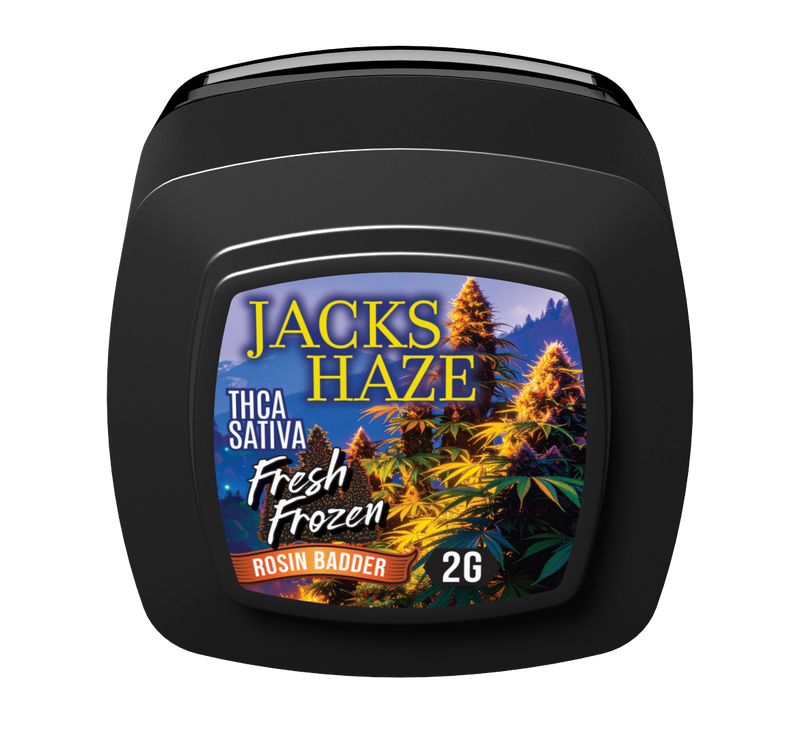 THCA Rosin Badder -Jacks Haze Fresh Frozen 2g Sativa