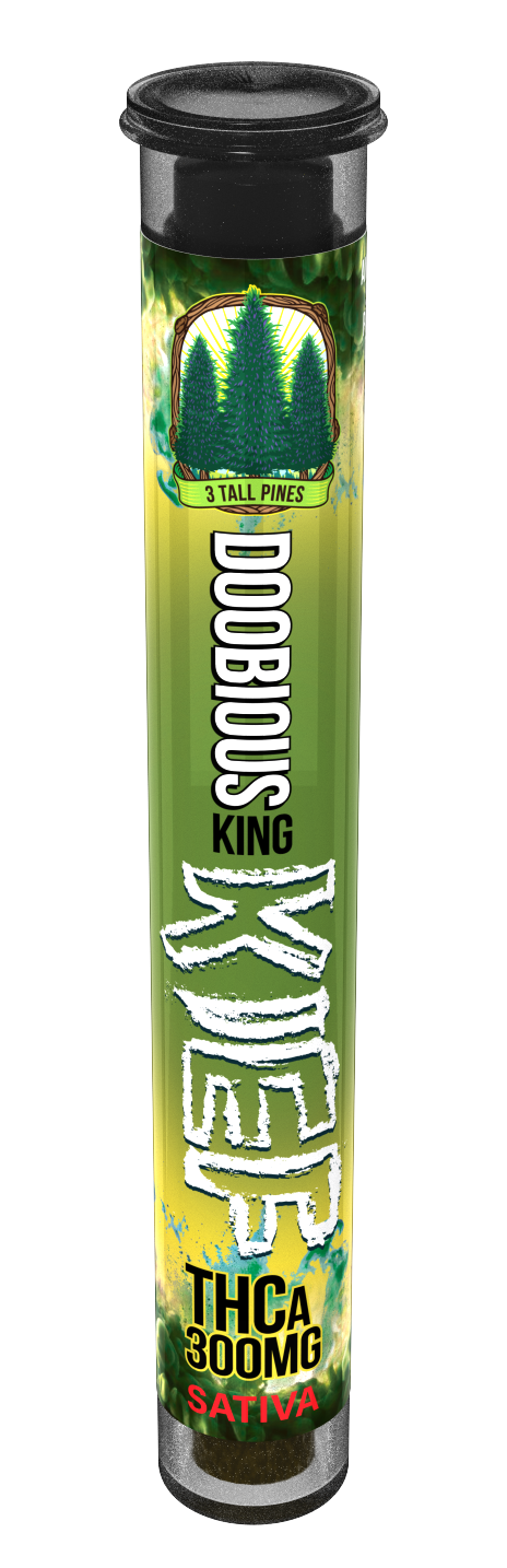 THCA Pre Roll - Doobious King Dust - 300mg