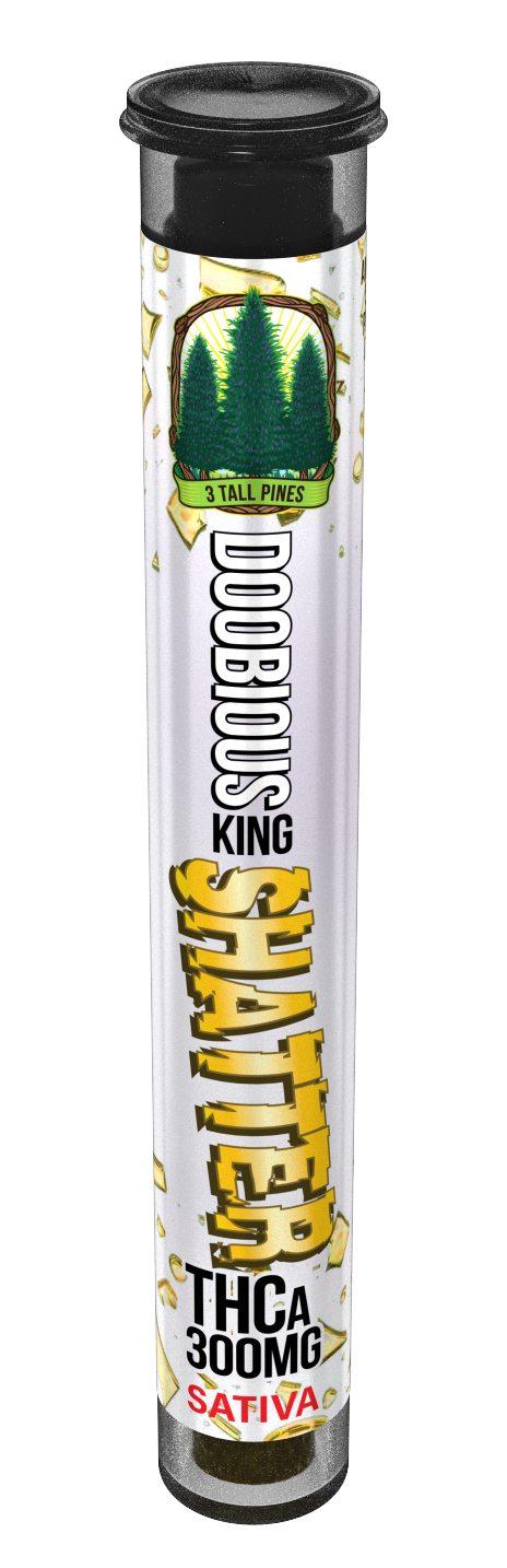 THCA Pre Roll - Doobious King Shatter - 300mg