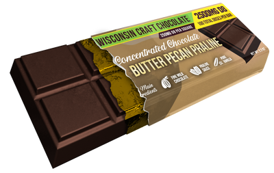 Butter Pecan Praline - Delta 8 Chocolate Bar