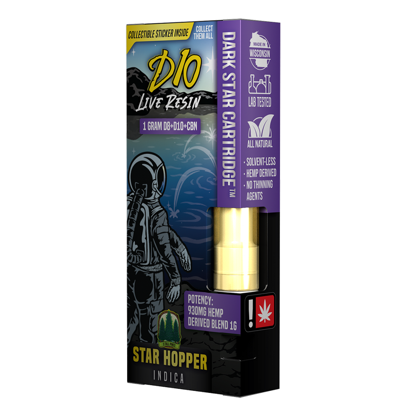 Delta 10 - Darkstar 1g Vape Cartridge (Indica)