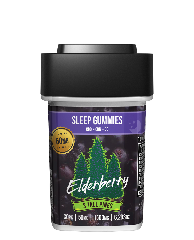 Elderberry - Delta 8 Sleep Gummies