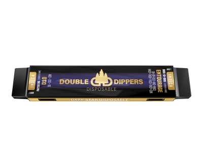 Delta 10 & Entourage - Darkstar Double Dipper 2g Disposable (Indica)