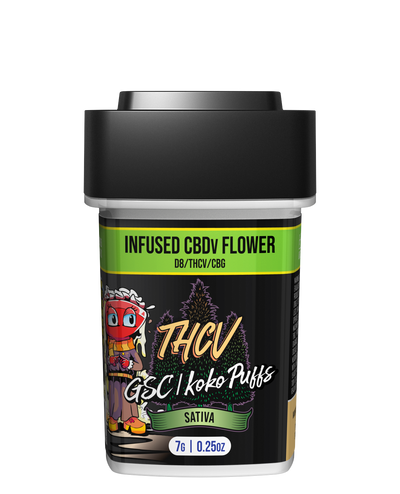THCv - Infused CBDv Flower - Koko Puffs (Sativa)